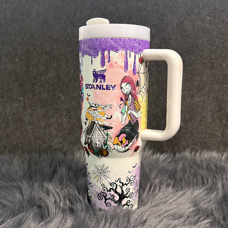 Sally x Jack Skellington 40oz Tumbler 🚢Free Shipping🚢