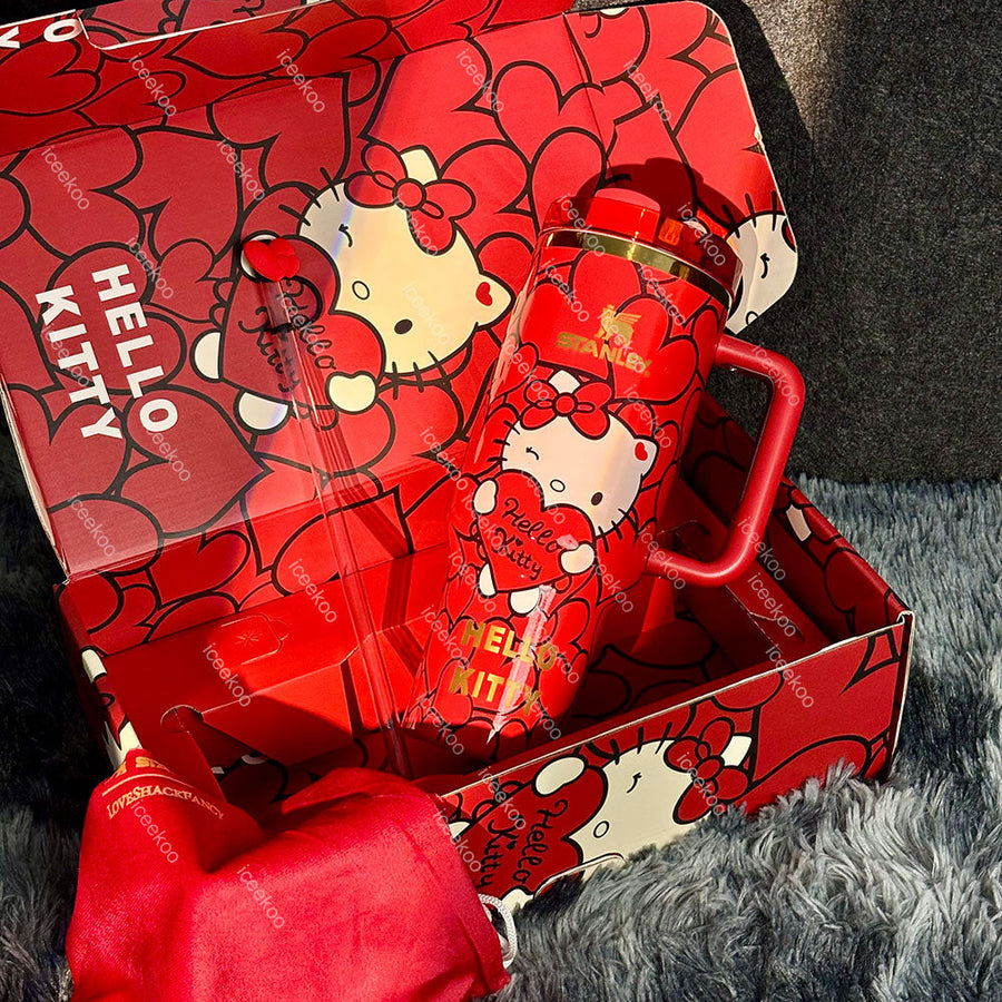 40oz Red Kitty Tumbler 🚢Free Shipping🚢