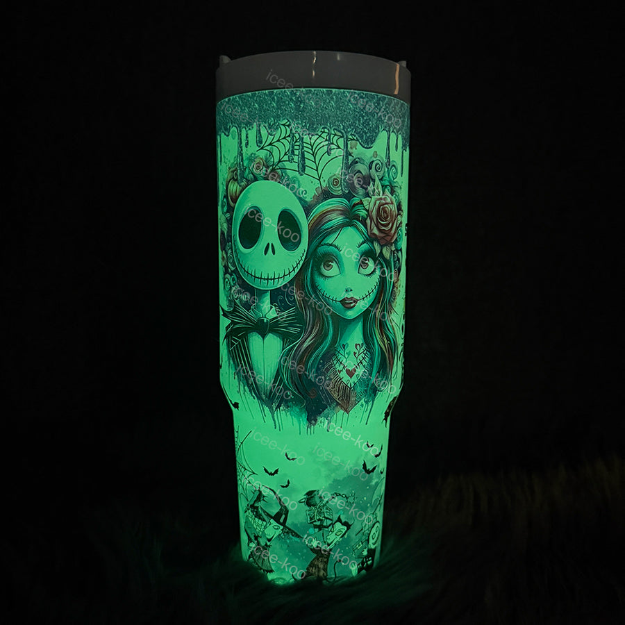 Sally x Jack Skellington 40oz Tumbler 🚢Free Shipping🚢